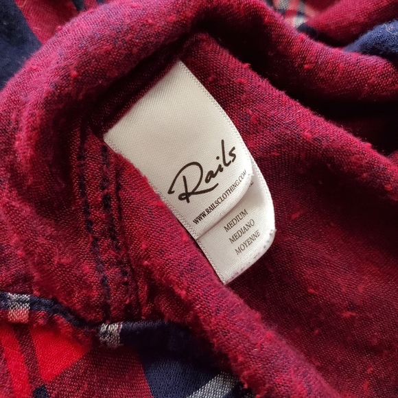 Rails Tatium Cherry/Navy/White Top Size Medium - Picture 7 of 7